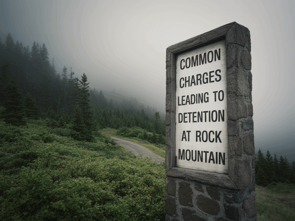 Common Charges Leading to Detention at Rock Mountain